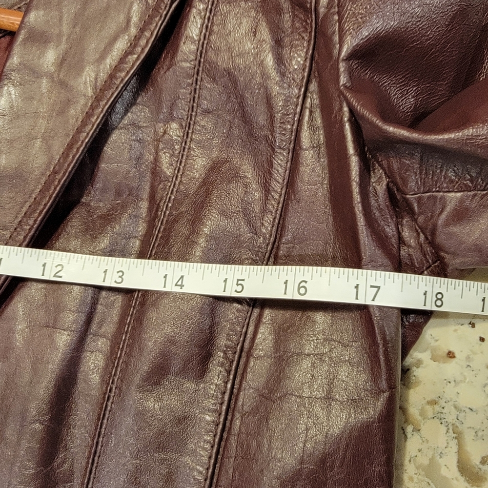 Vintage Winlit Leather‎ Jacket Women's Size 9 - Picture 7 of 8